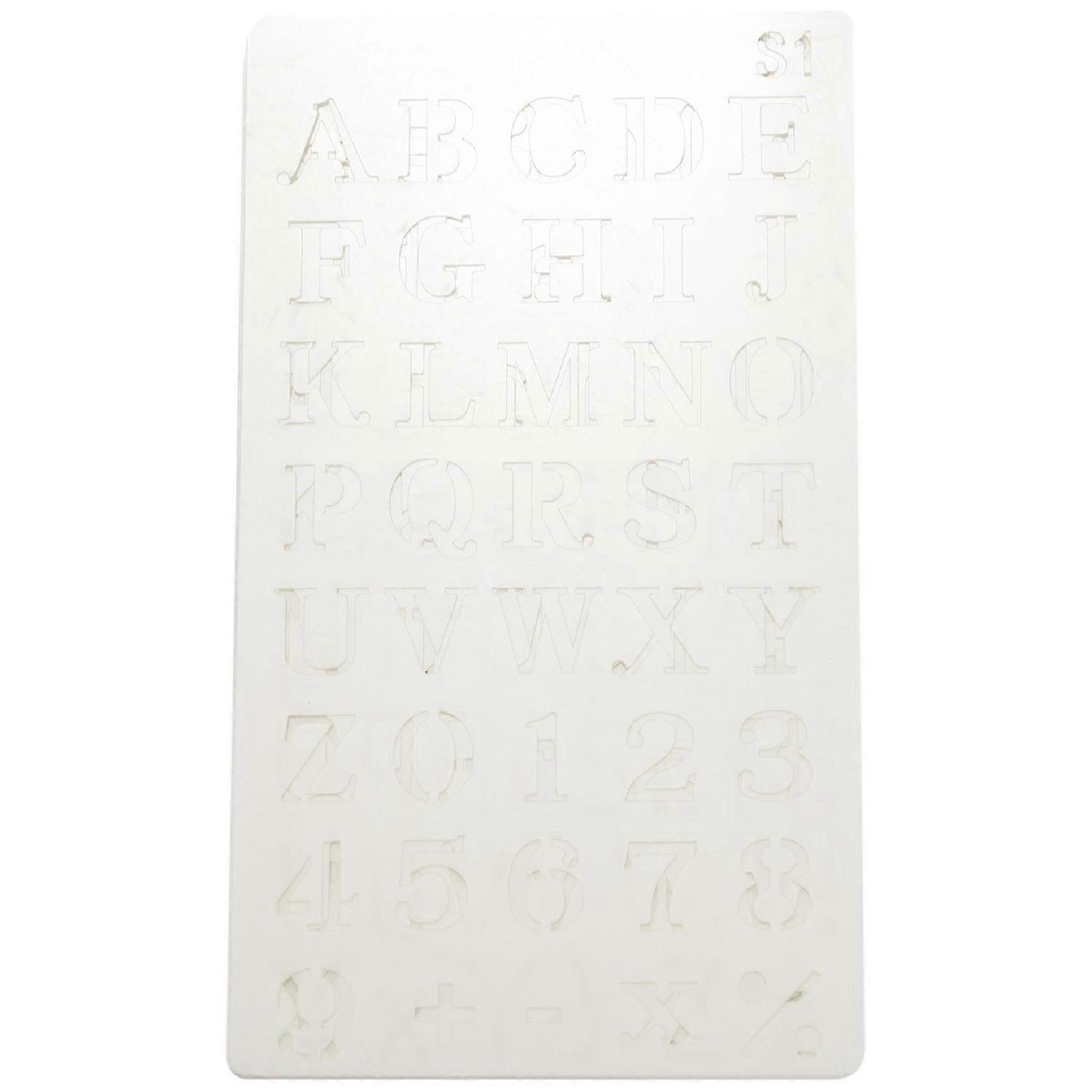 12 Pcs Alphabet Stencils Reusable Letter Painting Stencils Plastic DIY Drawing Spraying Scale Templa