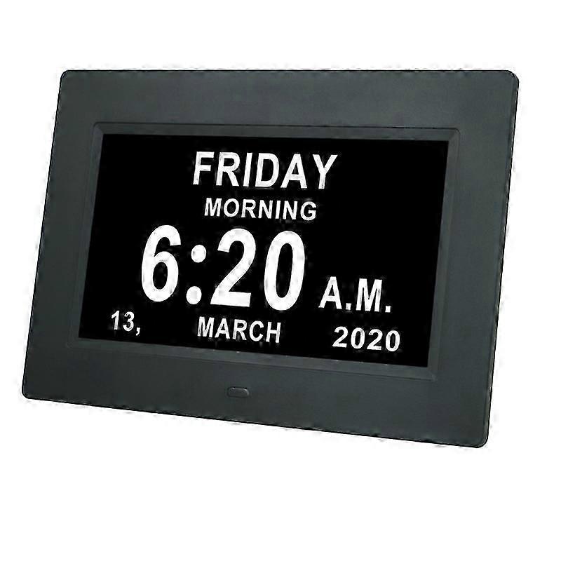 2025 Dementia Clock Alzheimers Clock & Large Digital Calendar Clock For Seniors,clock With Day And Date F -bp