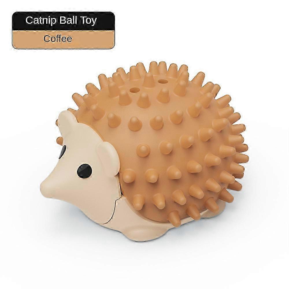 2025 Cat Toy Hedgehog Tickling Catnip Ball Licking Fun Cat Self-pleasure Relief Toy