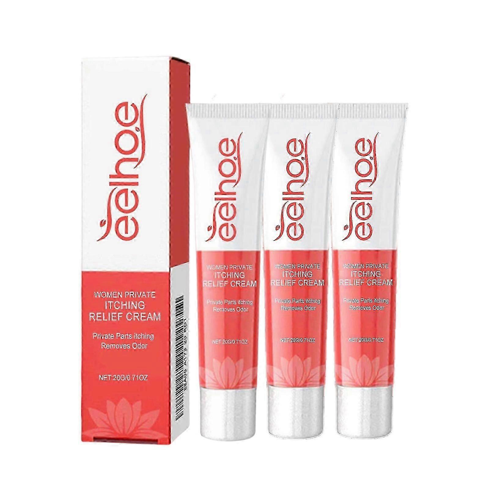 1-3X Creme mod kløe til kvinder - Mild lugtpleje til private områder, 20 g