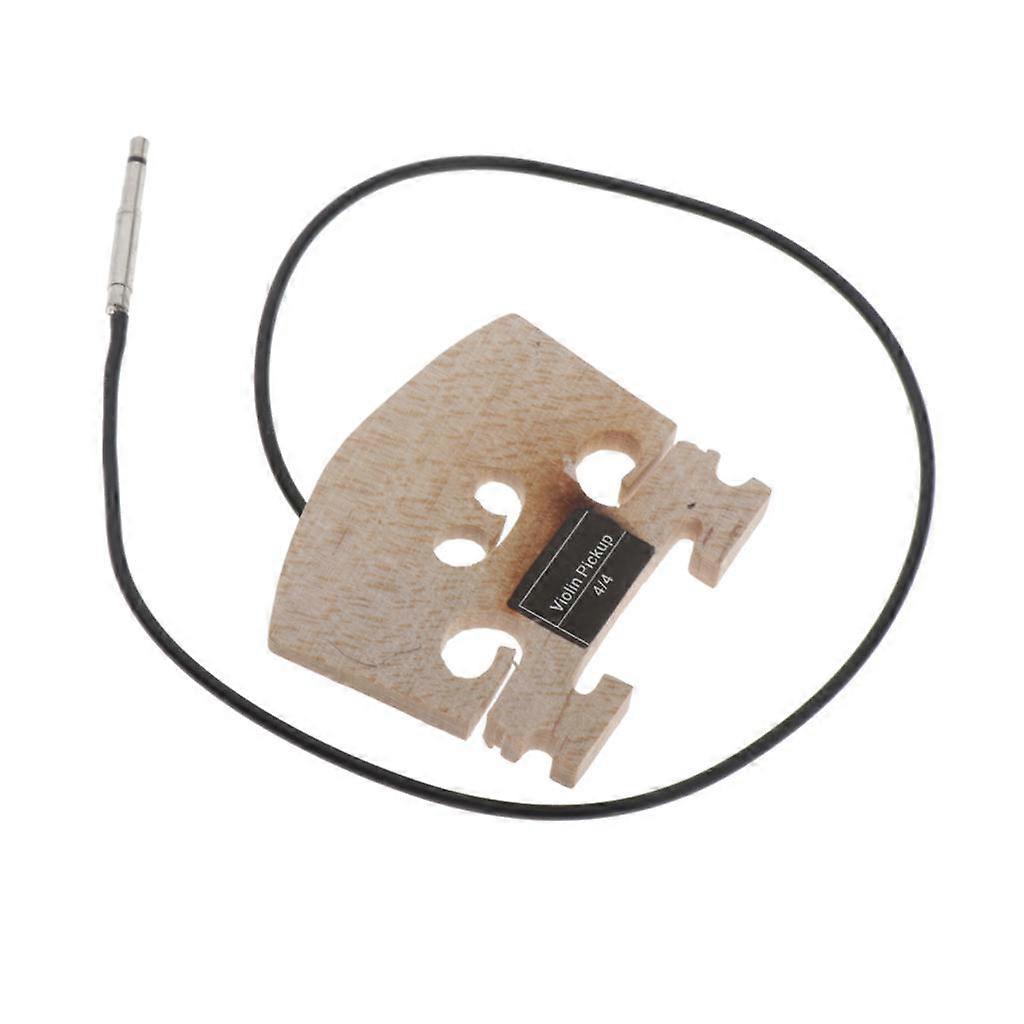 Electric Violin Bridge with Internally Mounted Piezo Crystal Transducer Part