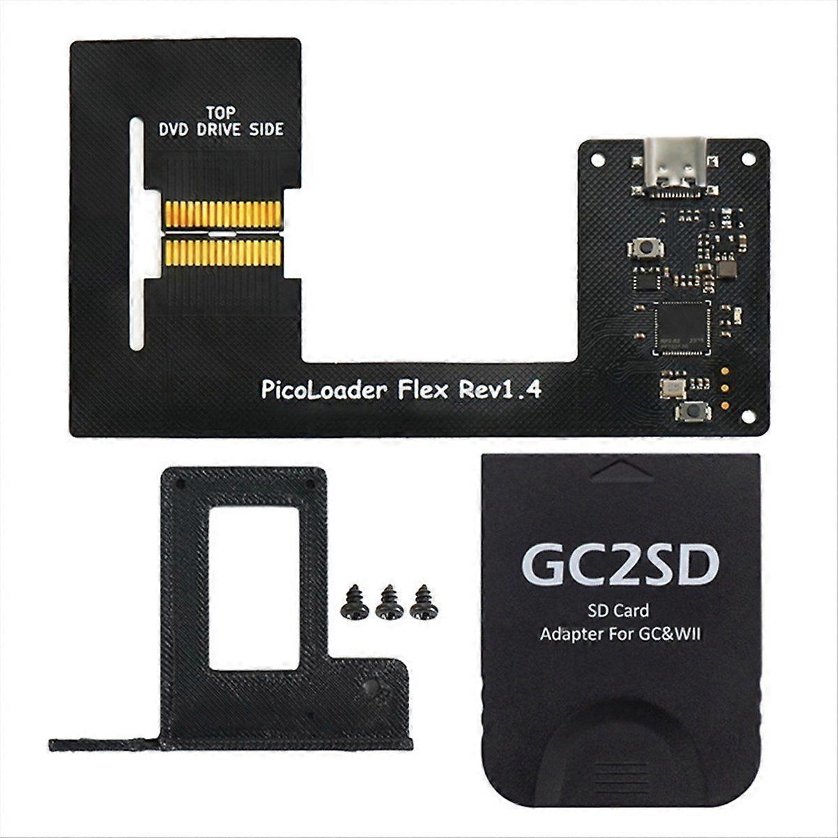 Picoloader Flex Rev1.4 with GC2SD Based on the RP2040 Chip for SD2SP2 GC2SD SDGecko for Retro GameC