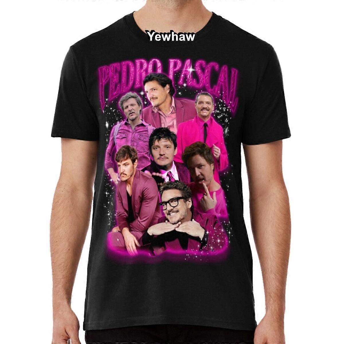Pedro Pascal In Pink T-shirt