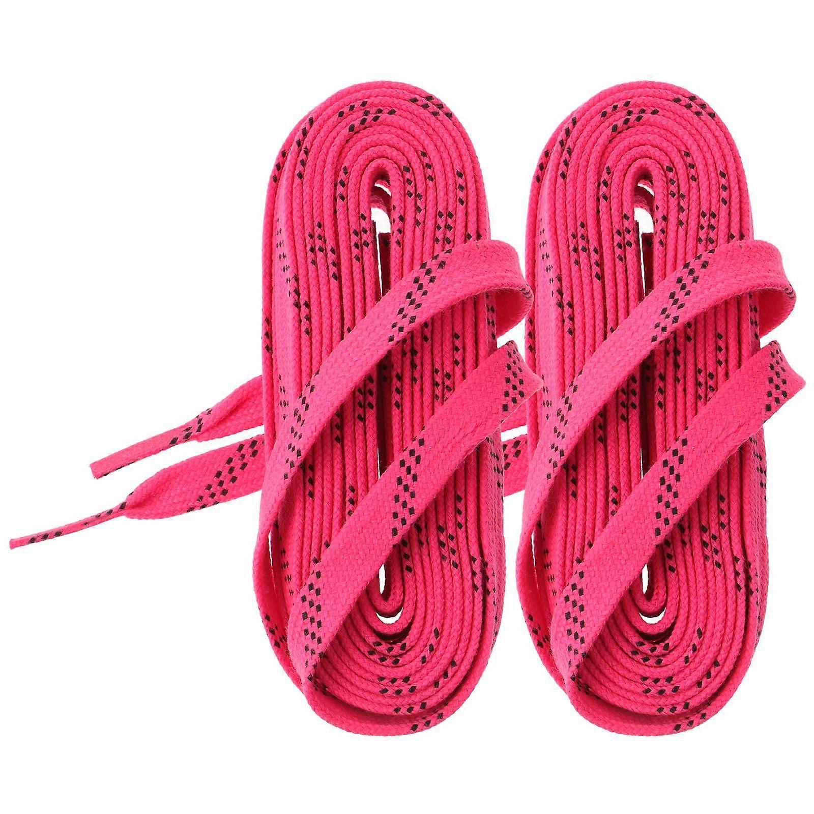 1 ζευγάρι κερωμένα παγοπέδιλα χόκεϊ επί πάγου κορδόνια μοντέρνα αθλητικά κορδόνια παπούτσια πατινάζ στον πάγο