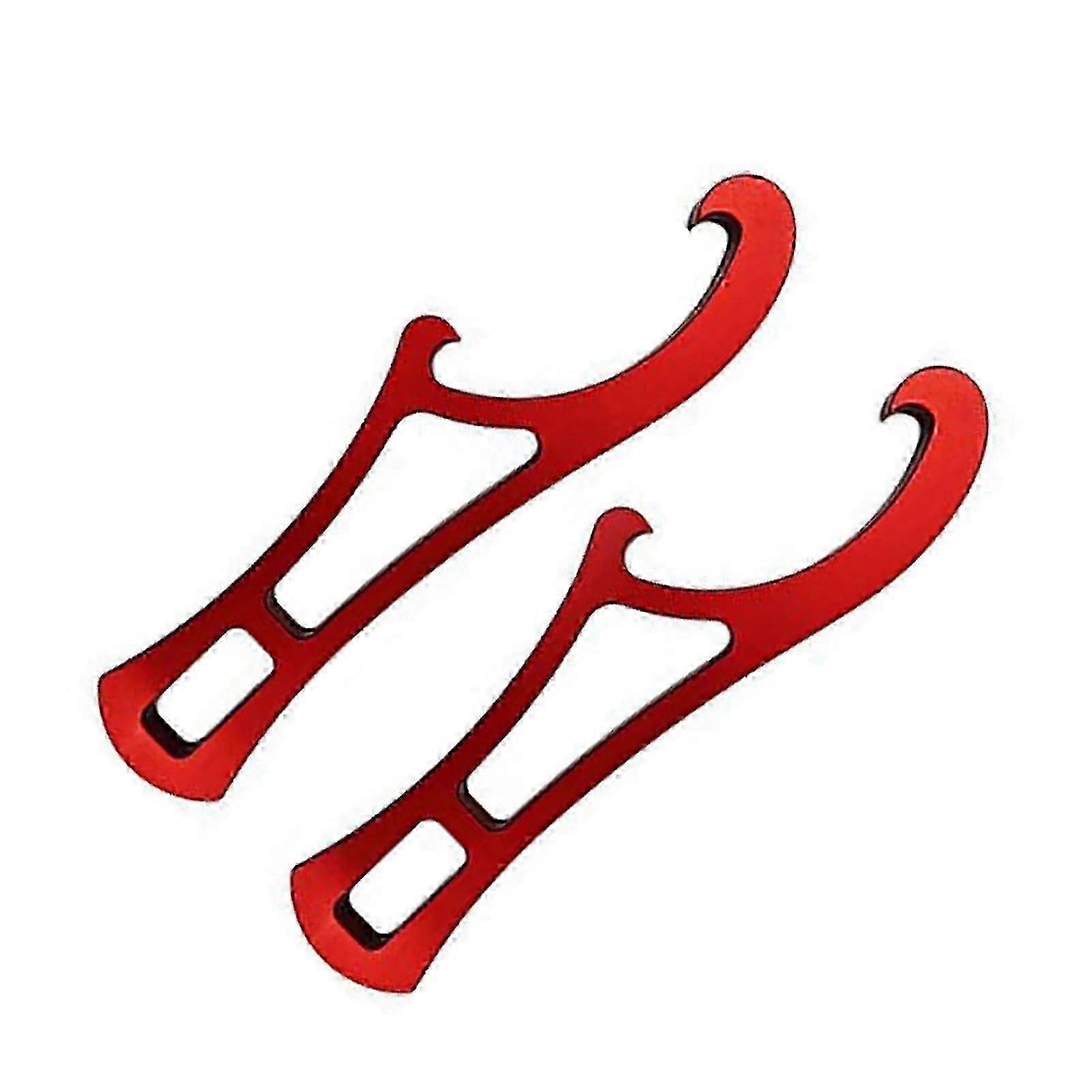 2 pieces mini wrench for firefighting, portable adjustable wrench, lightweight portable wrench, 2pack, red, simple