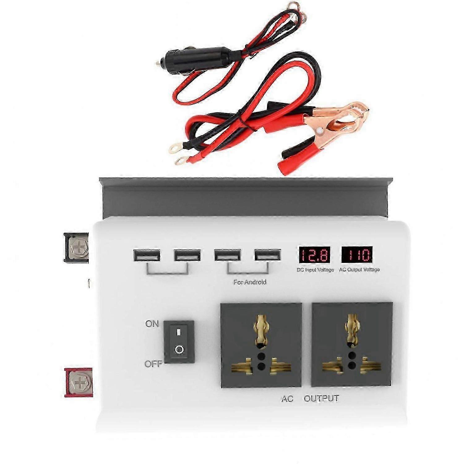 High quality DC12V to AC110V Inverter Modified Sine Wave Inverter White