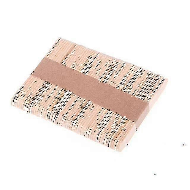 Wooden Food Sticks, Craft Skewers, Ice Cream & Pop/Popsicle Sticks 50 Piece Pack