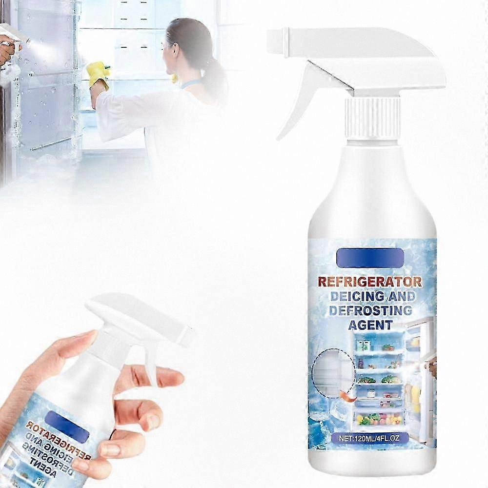 Efficient Defrosting Spray for Refrigerators and Freezers, 120ml Fast Frost Removal Solution