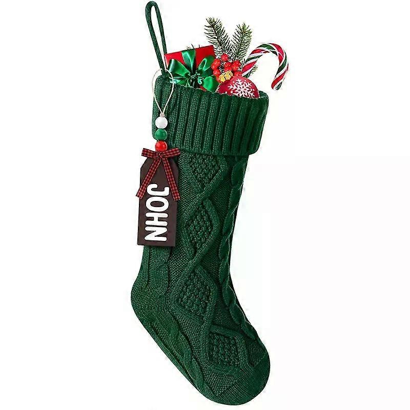 גרבי חג המולד סרוגים 18 אינץ' גרבי חג המולד המשמשים לתליית עצי חג המולד קישוטי מסיבה משפחתית מתנה גדולה של גרביים