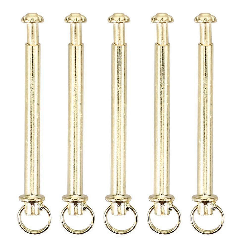 5セットハンドファンシャフトリベットとナット修理キットDIY手作り折り畳みファン紙木製ファンアクセサリー用金属ファスナー