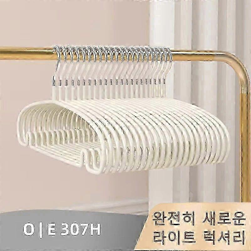 10PCS Simple Non-Slip Clothes Hooks for Home and Dorm Storage Prevent Clothes Deformation