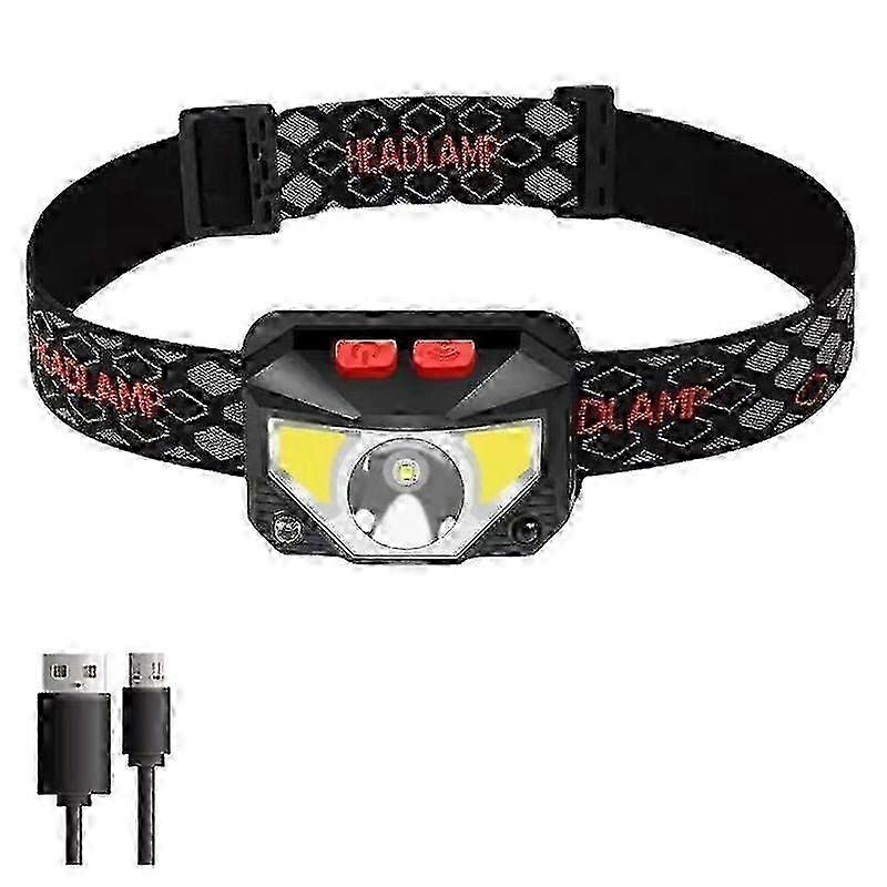 z Mini XPE+COB Sensor LED Sauna Light, aste by USB, 8 Light Modes, Built-in 1200mAh Battery, Front Flashlight, Fishing Torch