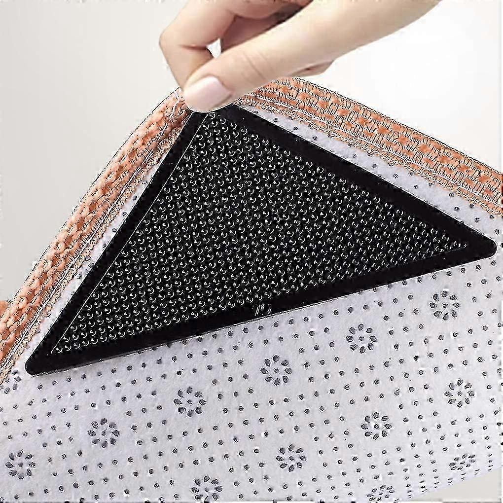 16-Piece Non-Slip Rug Tape Set, Reusable and Washable Grippers for Area Rugs