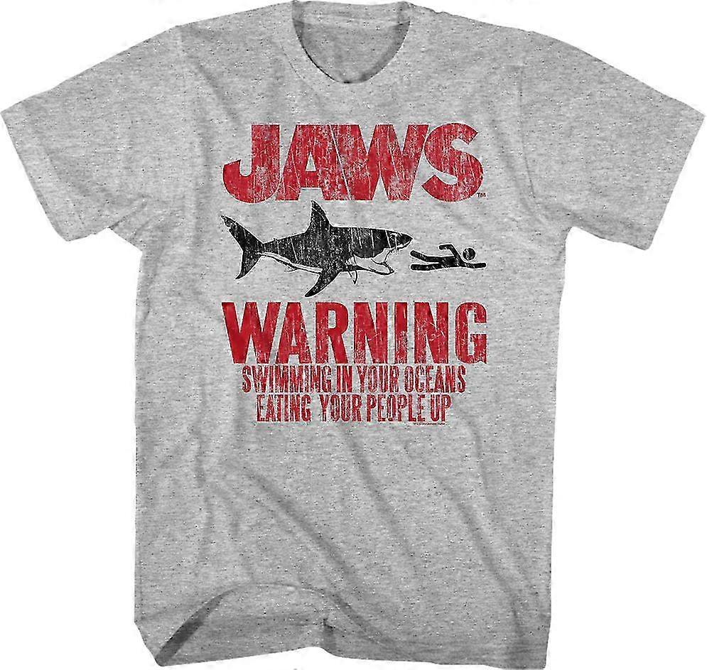 Warning Jaws T-shirt Rockinstone