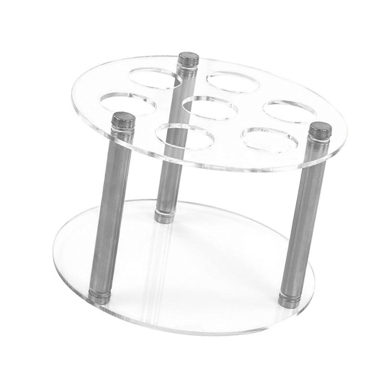 Sturdy 7 Pods Circular Rack For Flavor Cartridges Prevents Misplacement Damage Resistant Design Multicolor