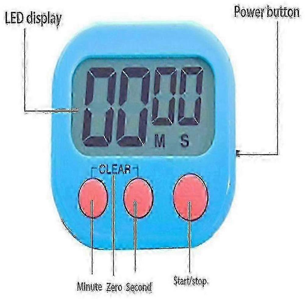 Electronic Digital Timer for Kitchen Baking and Student Reminders