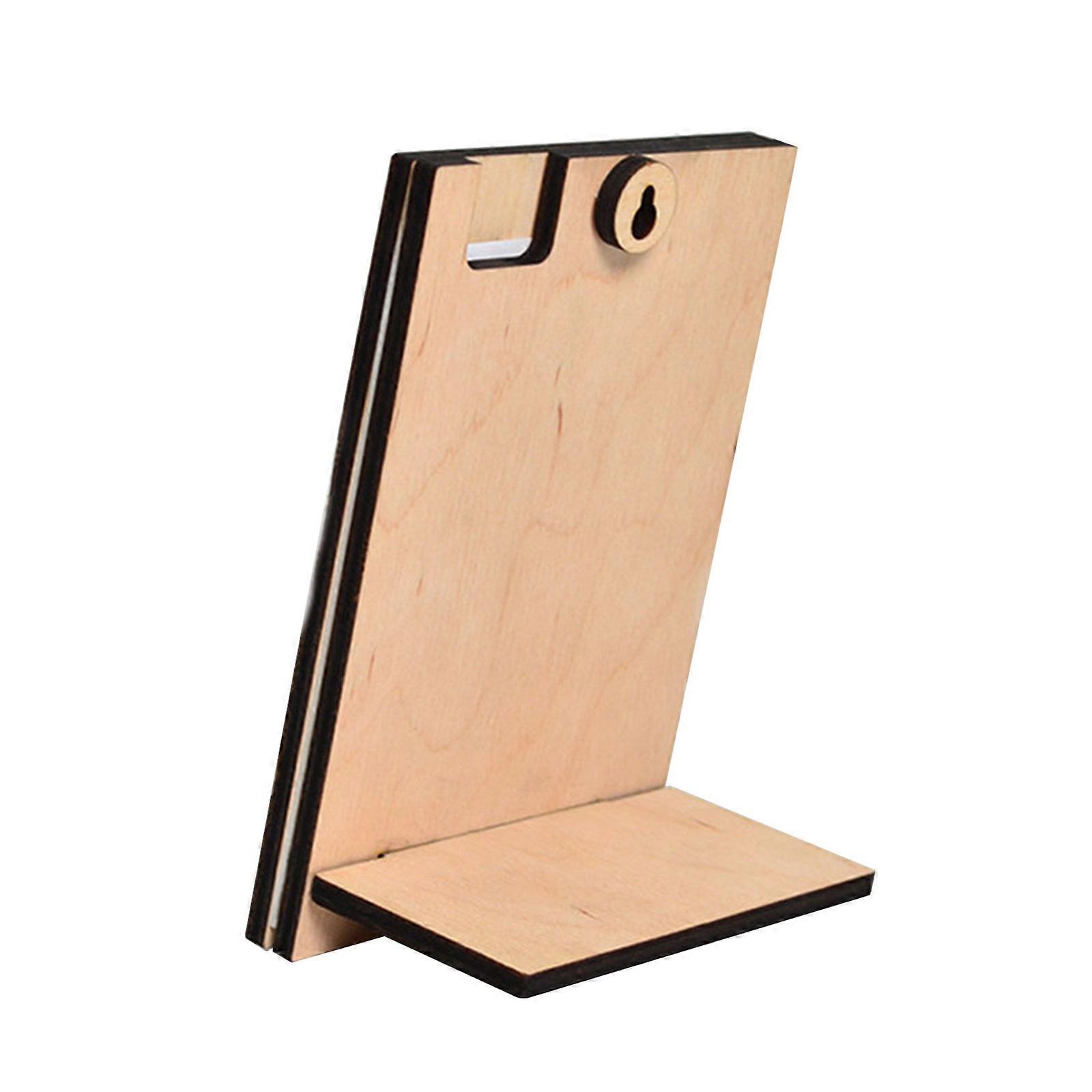 Innovative Wood Frame Display Your Favorite Photos for Table Windowsill Frame with Holder Rack for Selfies Photos Multicolor