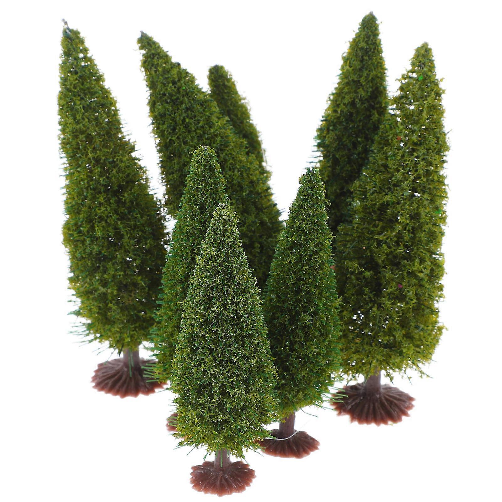 Model Trees 12Pcs Micro Landscape Tree Decoration For DIY Projects Desktop Decoration Compact Size Crafting