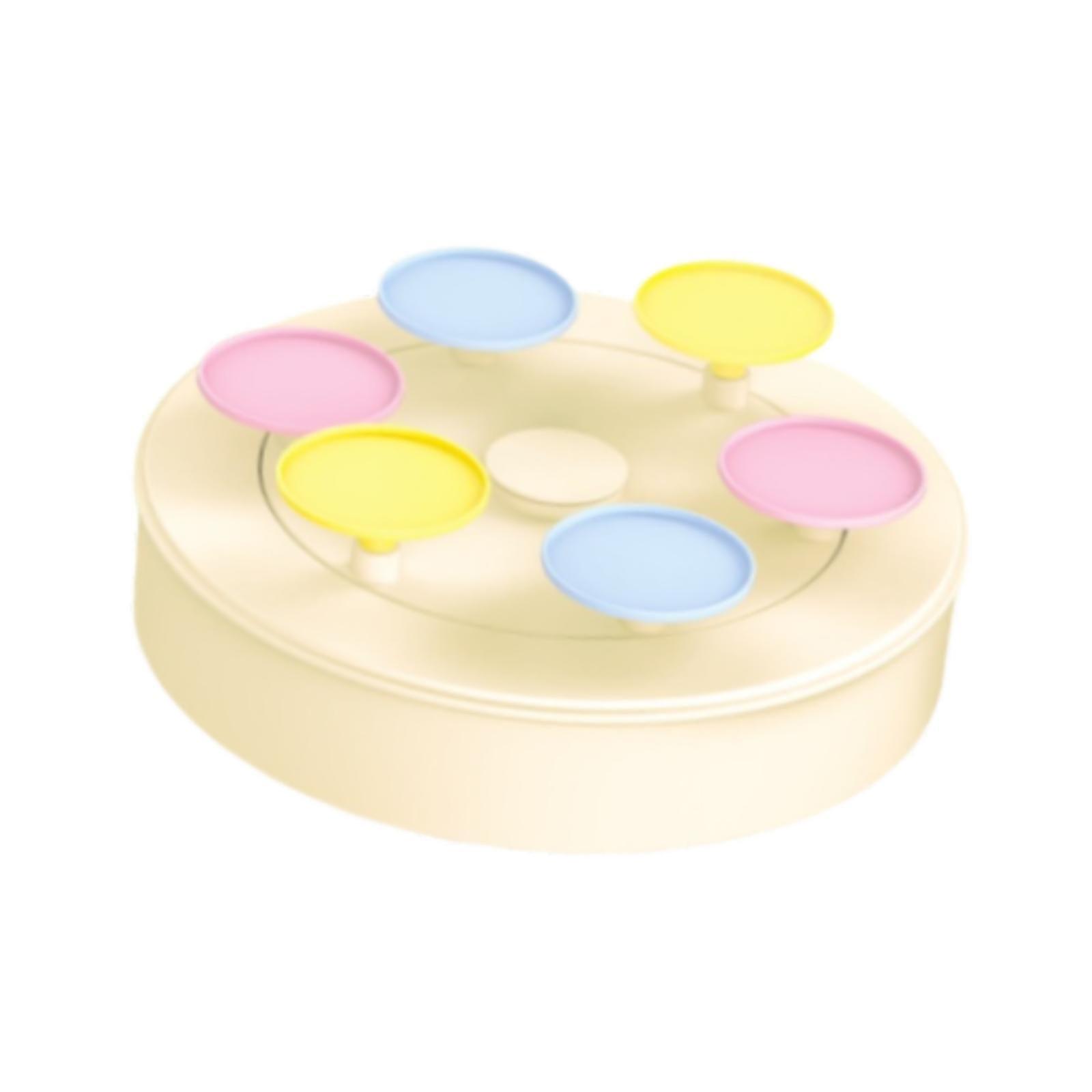Rotatable Serving Tray Autorotation Cupcake Stand Compact Creative Rotating
