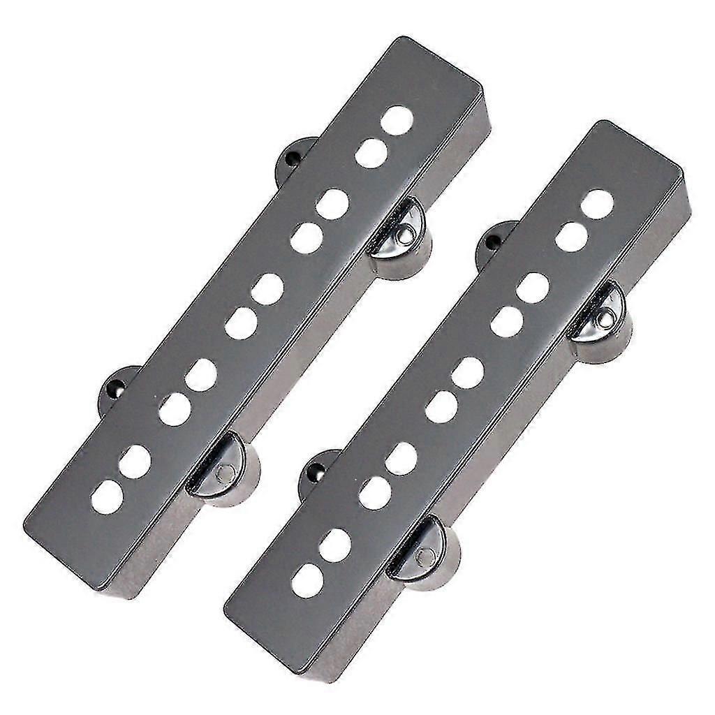1/2/3 2 Pcs Black Plastic 10 Hole Open Type 5 String Pickup Covers For