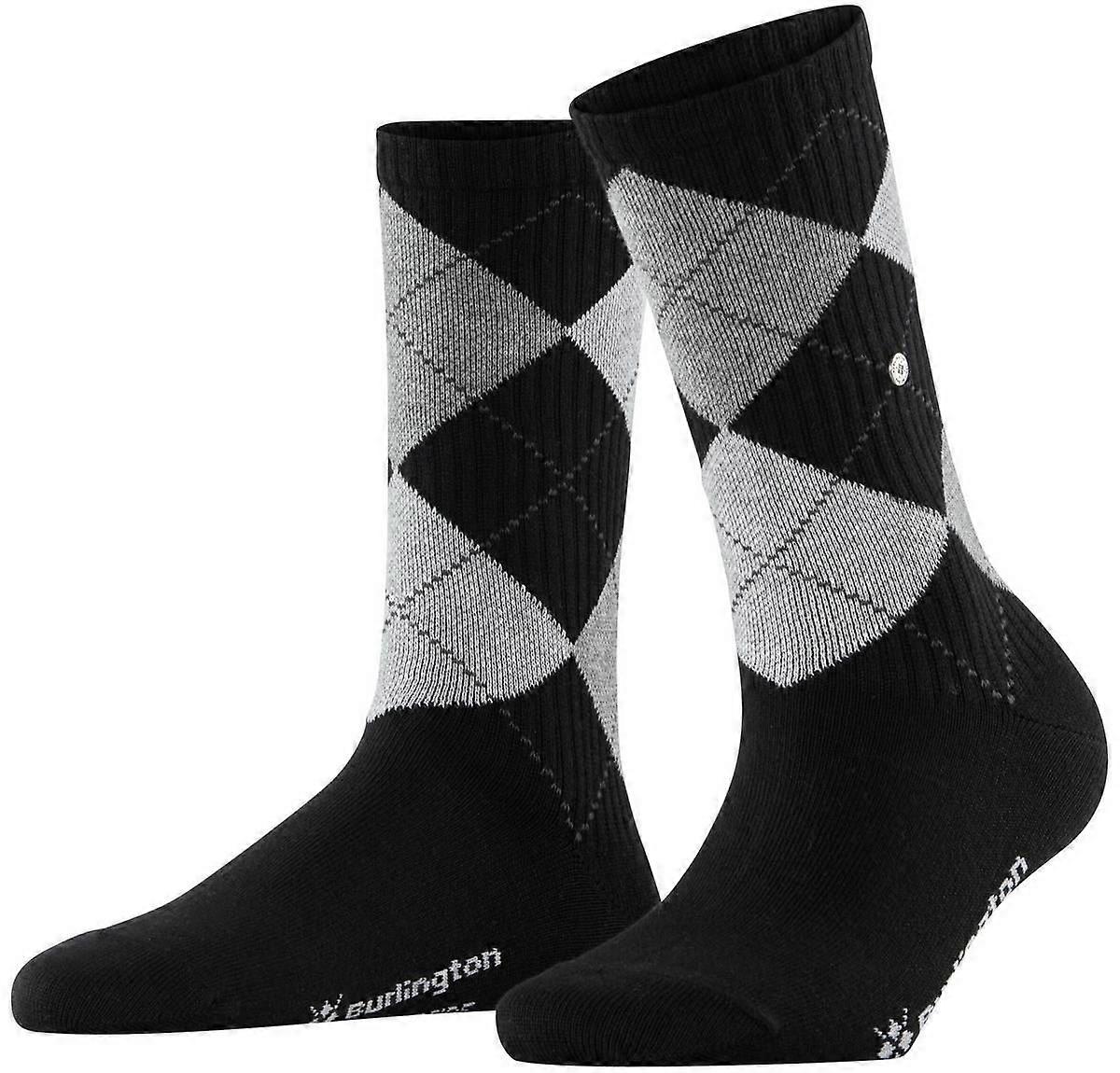 Burlington Rib Courtside Socks - Black