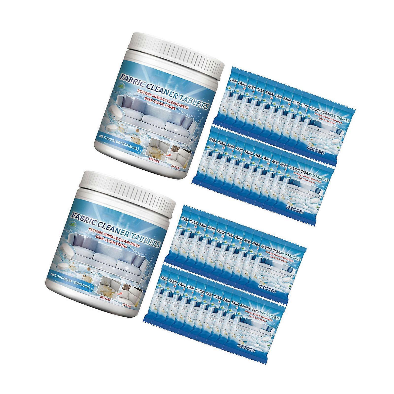 Fabric Sofa Cleanings Tablets Powerful Effervescent Tablets Effective Stains Removal and Odors Eliminations Household Tool Multicolor