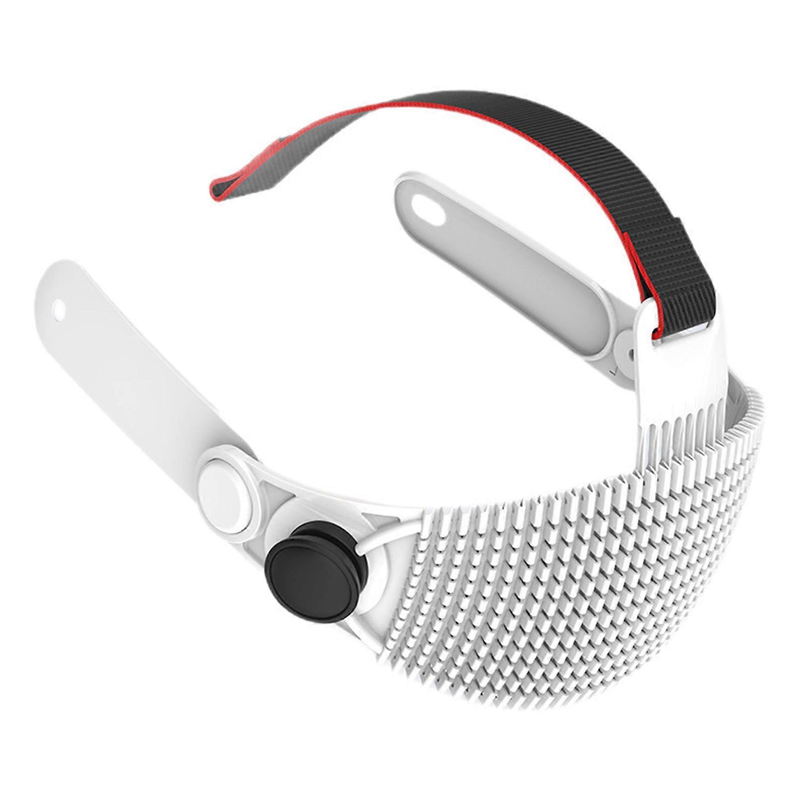 Secure VR Headsets Strap For VR Glasses Lightweight Construction With Multiple Point Adjustment And Breathable Padding  White