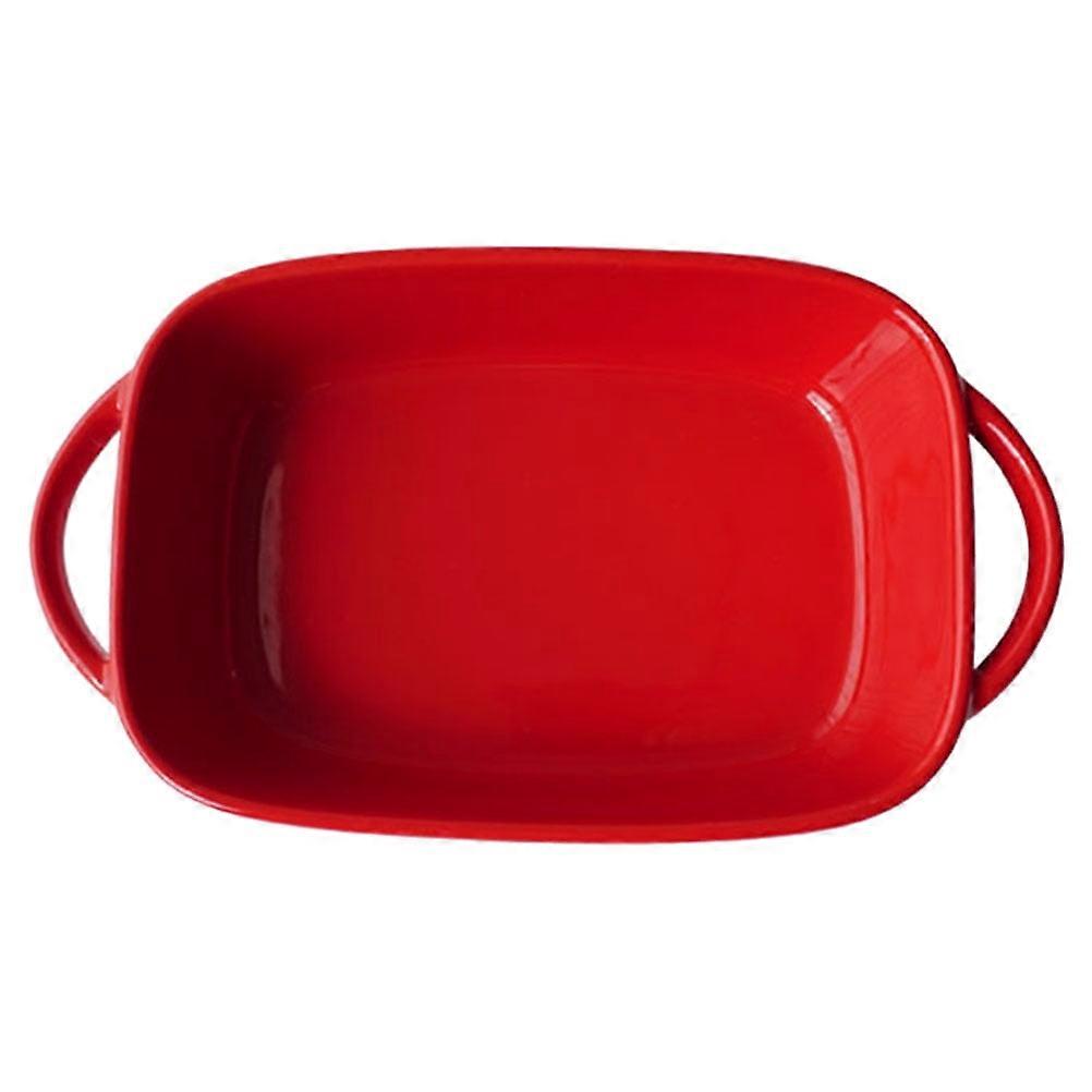 Ceramic Bakeware Food Plate Serving Kitchen Tableware Salad Plates Flatware Micro-wave Oven Bowl Baking Dish