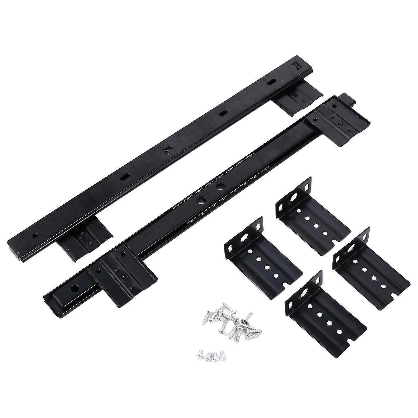 Eease 1 Pair Desk Keyboard Drawer Slide Rail Track Side Mount (70 characters)
