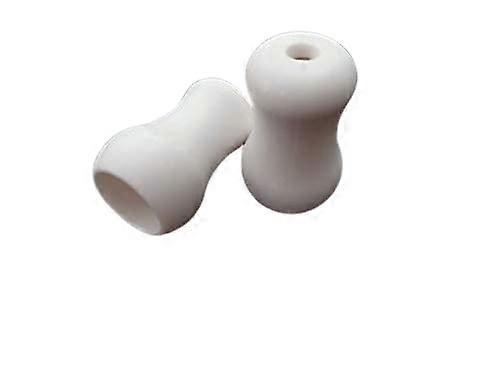 5 Pack White Plastic Cord Tassel Pull Ends for Window Blinds and Roller Shades