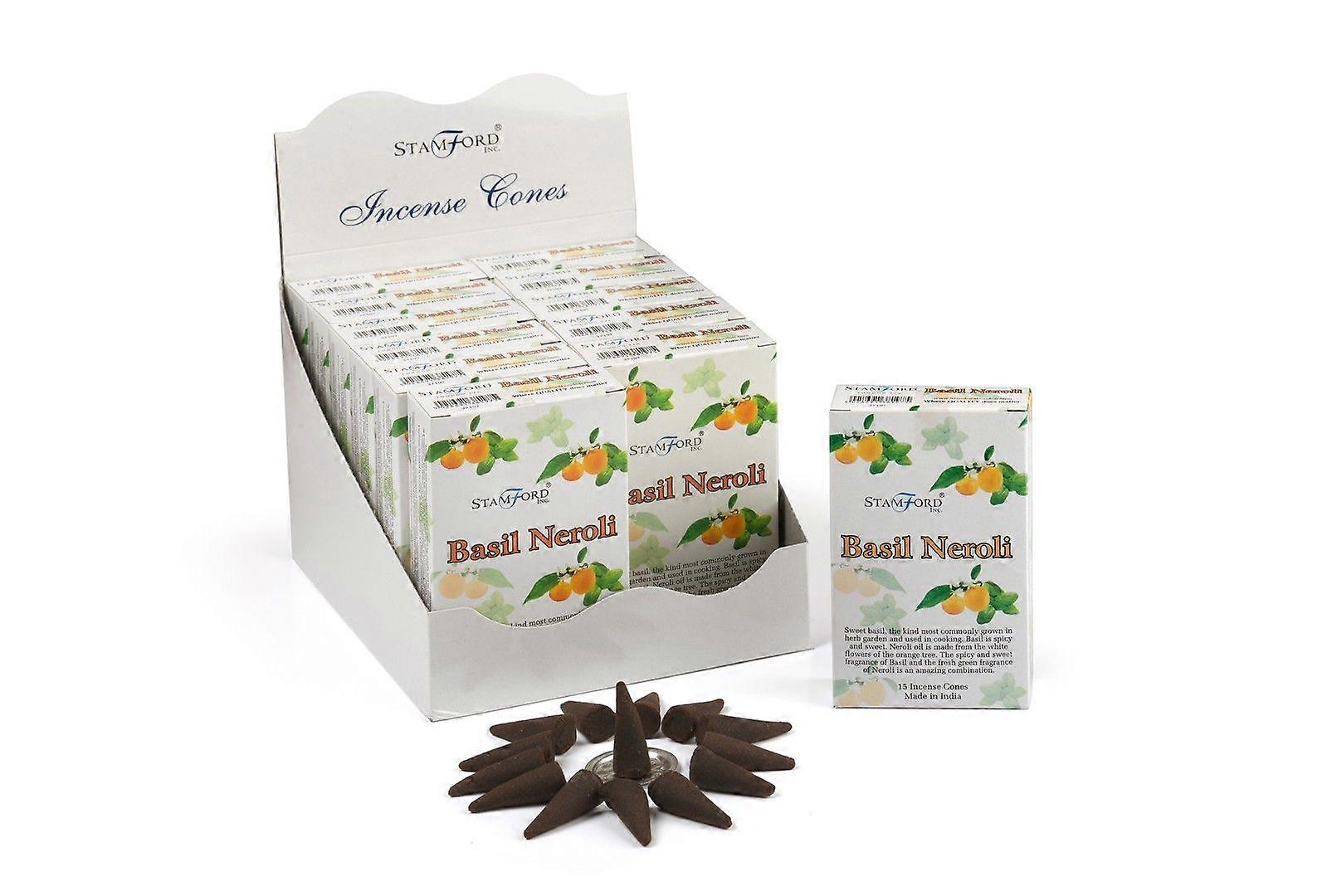 Basil  Neroli Incense Cones X 1