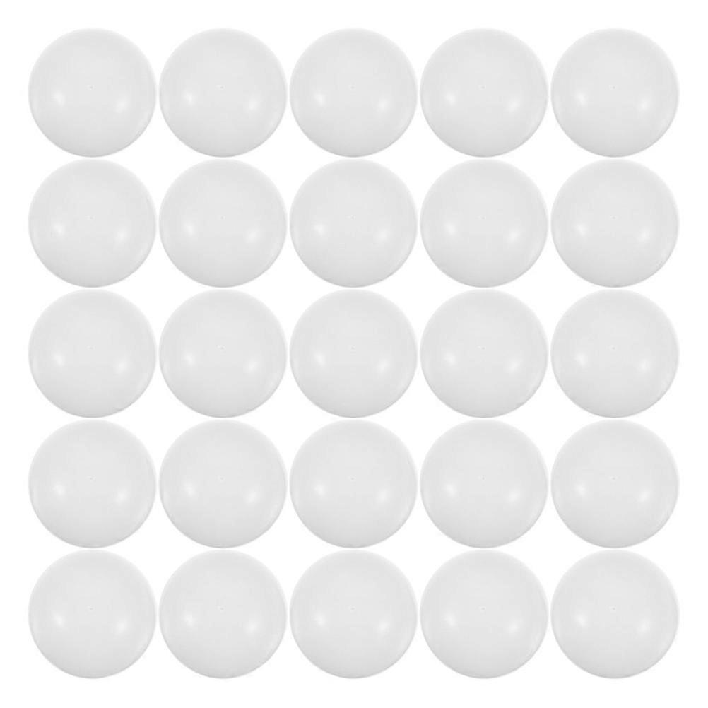 PVC Balls Openable Raffle Balls for Games 35Pcs White Set