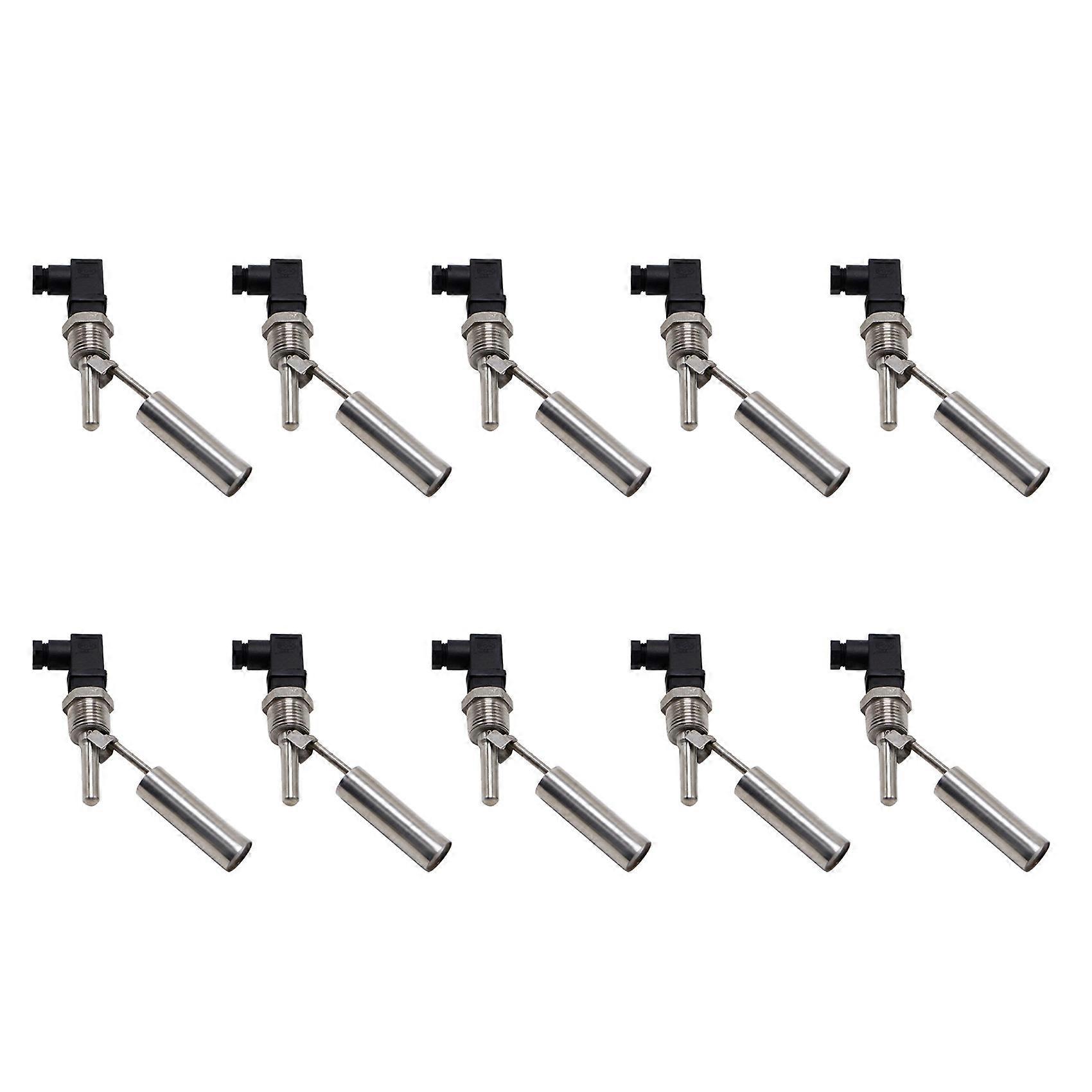 10PC Liquid Float Water Level Sensor Side Mount Float Switch Safe Stainless Steel Under 220V