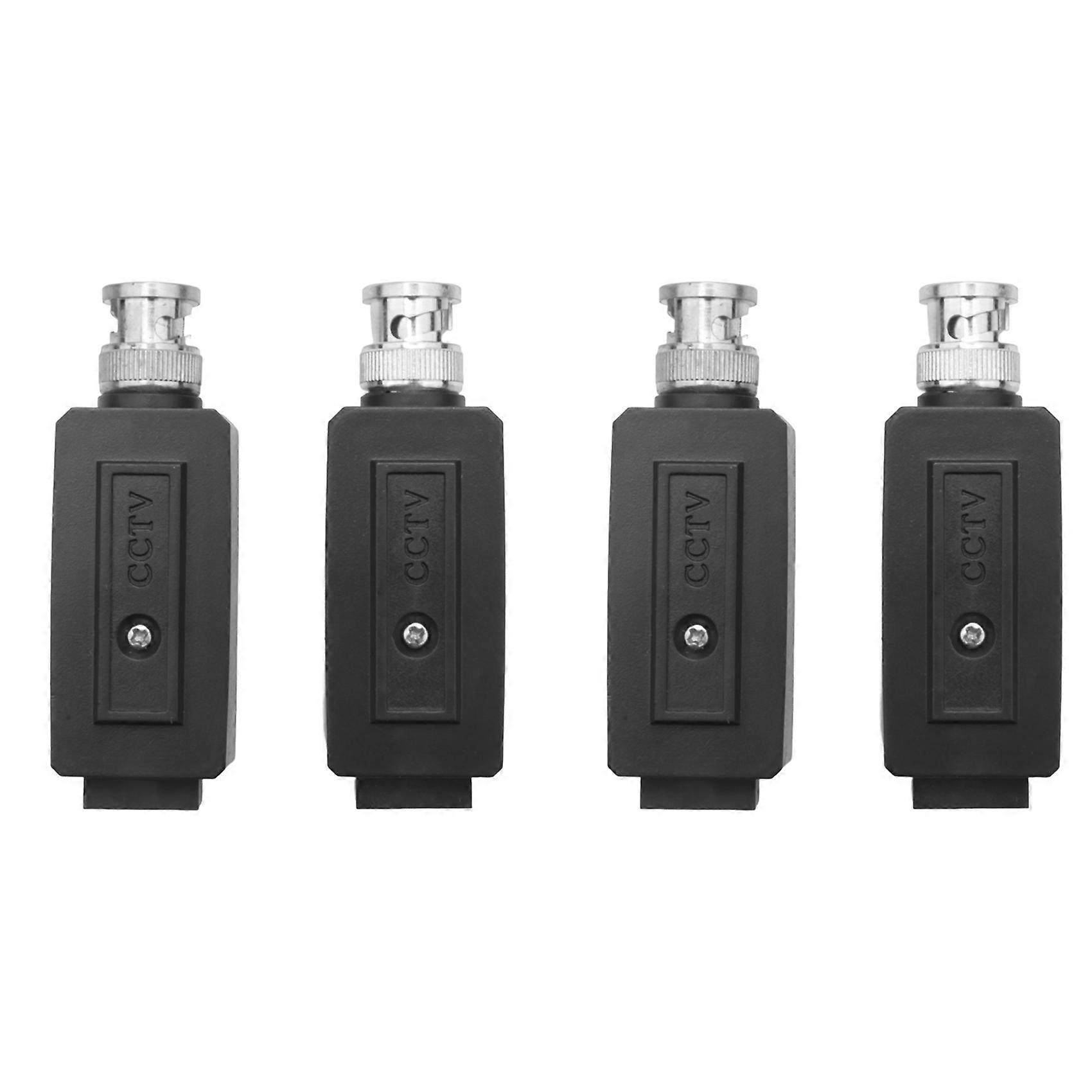 CCTV Camera Coax BNC RJ45 UTP Cat5 Active Video Balun Transceiver 2Pair