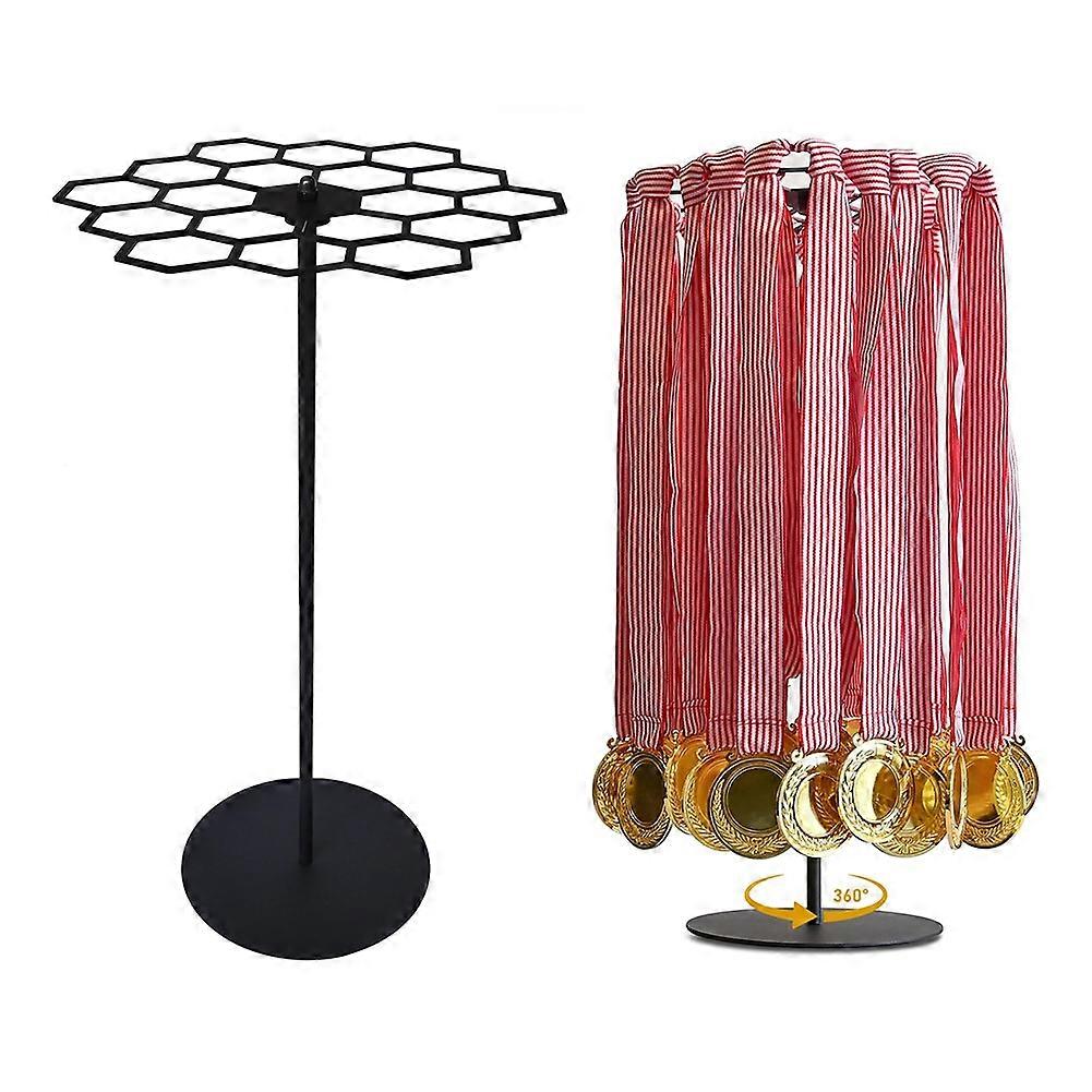Rotatable Medal Hangers Display, Tabletop Medal Holder Rack