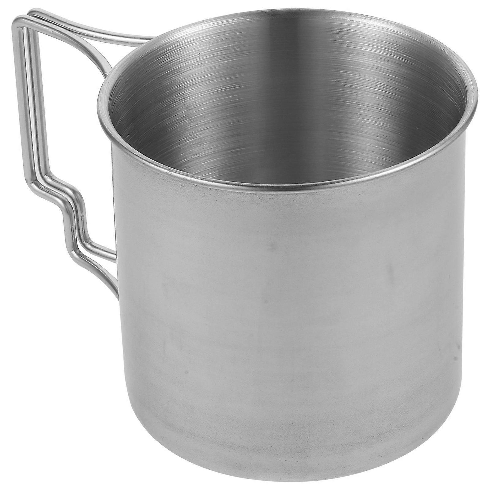 Multi-Function Water Mug Stainless Steel Outdoor Camping Cup 3Pcs