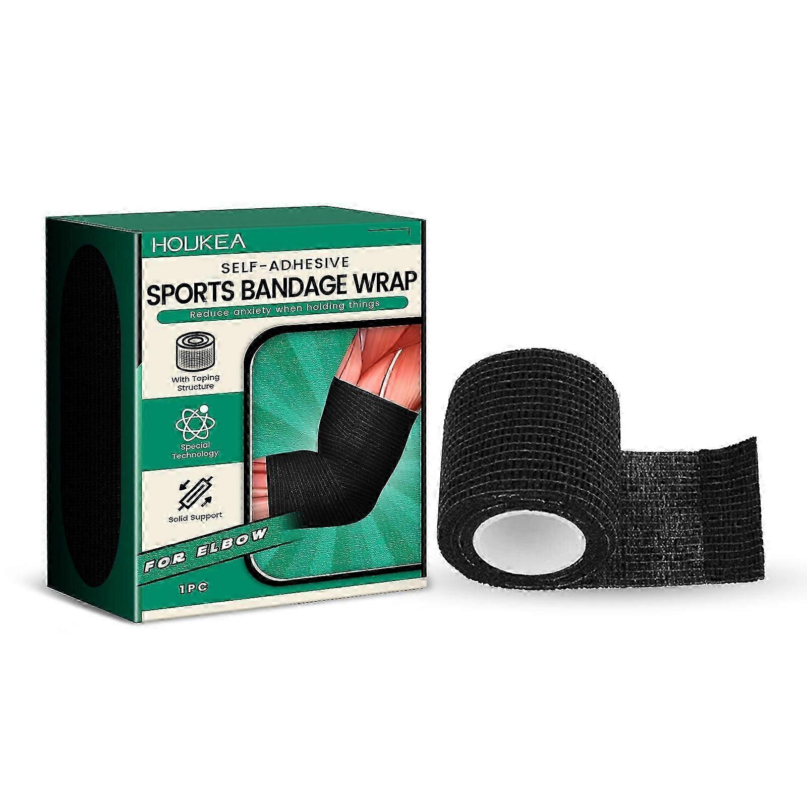 Self-Adhesive Elastic Sports Bandage for Elbow Support, Waterproof & Easy to Use
