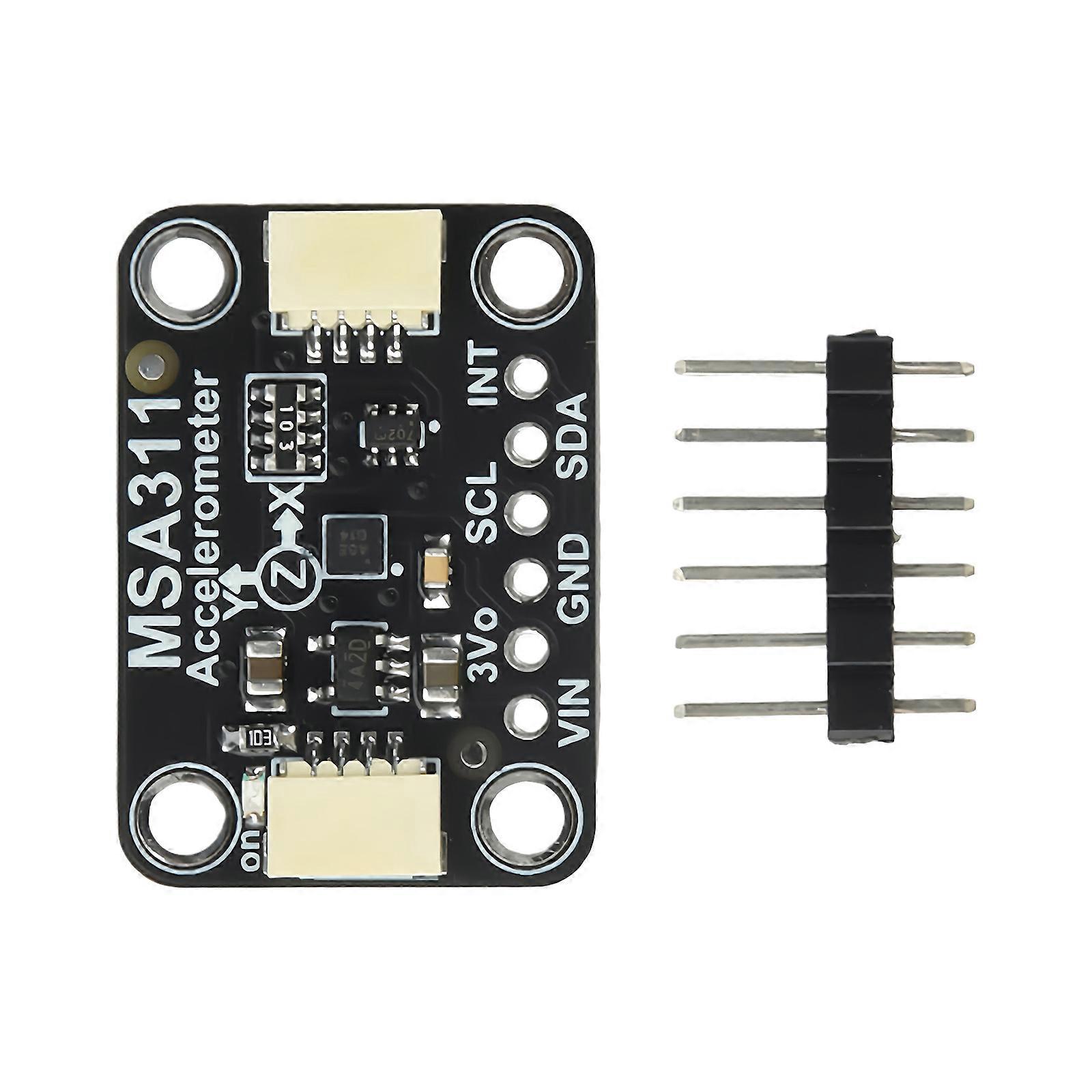 MSA311 Module 3-5V Triaxial Accelerometer Module for STEMMA QT/Qwiic Easy Integrate Module Adjustable Low Power Multicolor