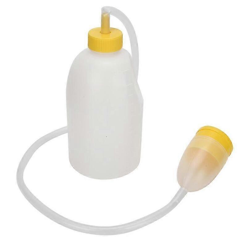 Men Male Urinal Pee Bottle Elderly Bedridden Patients Potty with Pipe 1700ML