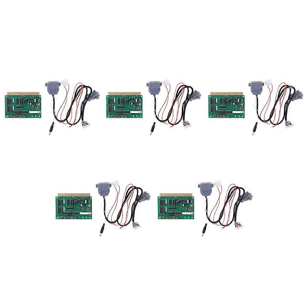 5X PC to Jamma Converter Board Arcade Game PC 2 Jamma Computer to Arcade Game Keyboard to Arcade Joystick Converter