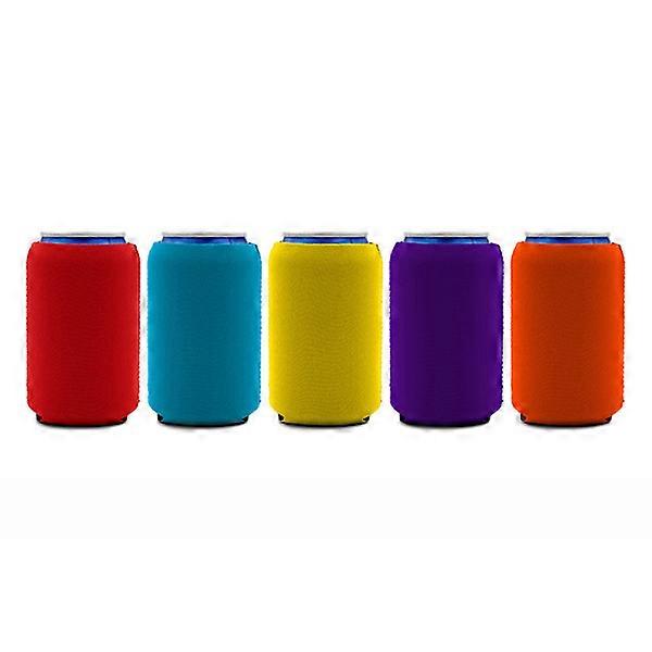 /#/5 pcs 9.5 x 13 cm can cooler compatible with can - Soda can beer cooler set/#/