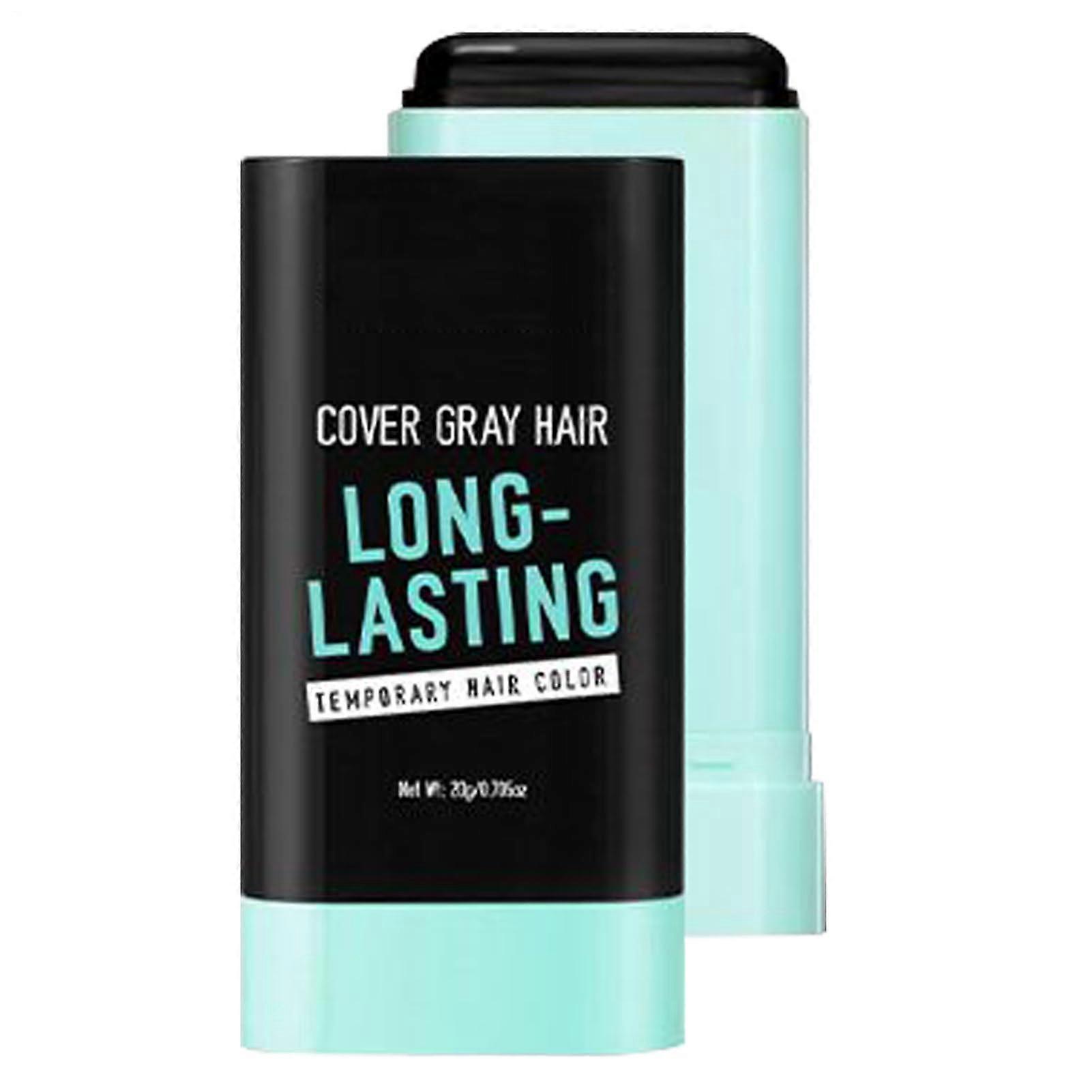 Hair Dye Stick with Rotating Comb for Instant Gray Coverage, Dark Hair Root Concealer Pen