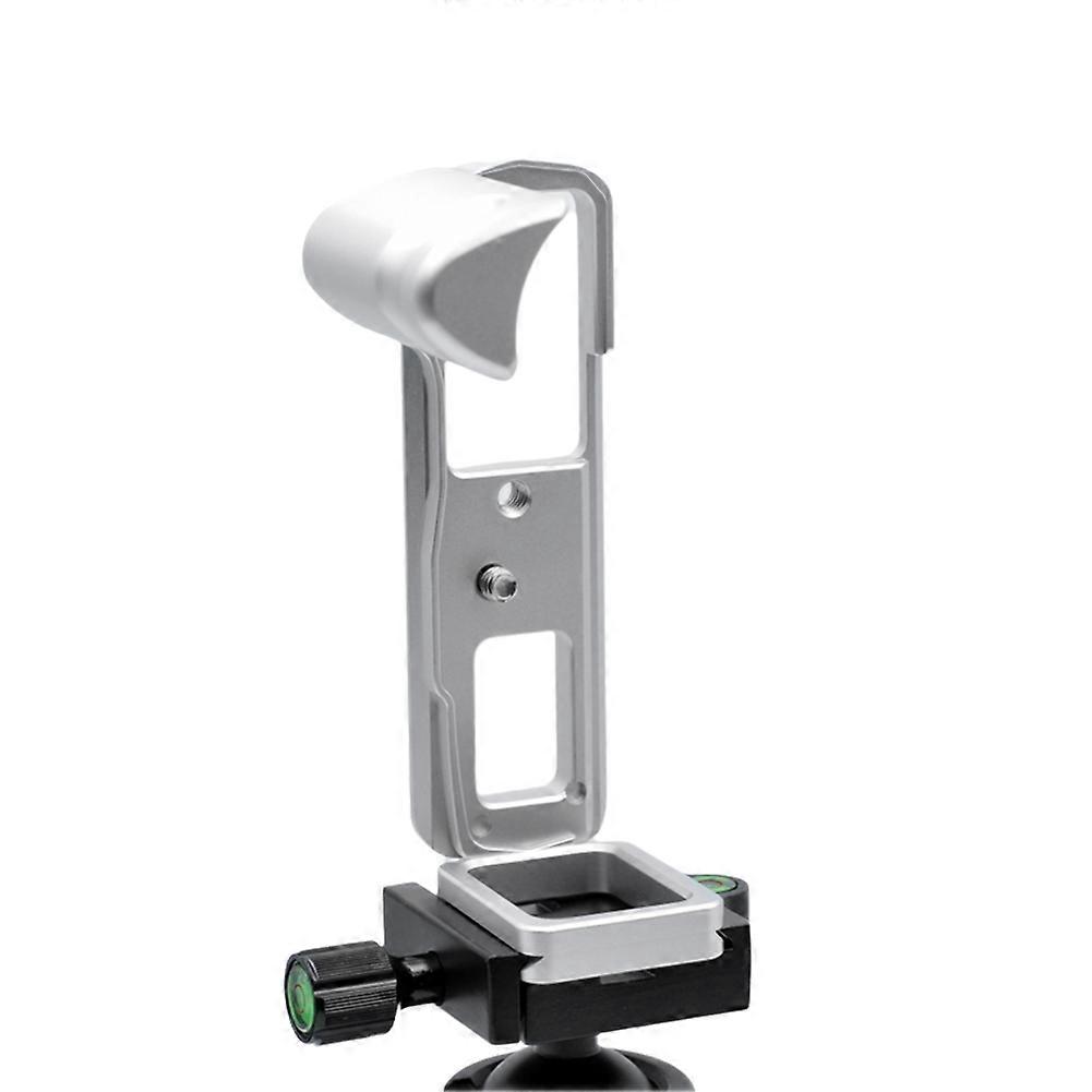 Camera L Bracket Hand Grip Quick Release Plate for Olympus E-M10IV Camera Accessories Silver