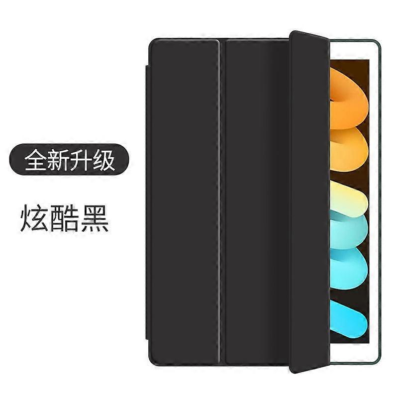 Case For Ipad 10 10.9" Honeycomb Trifold Cool Black Leather Silicone Soft No4986