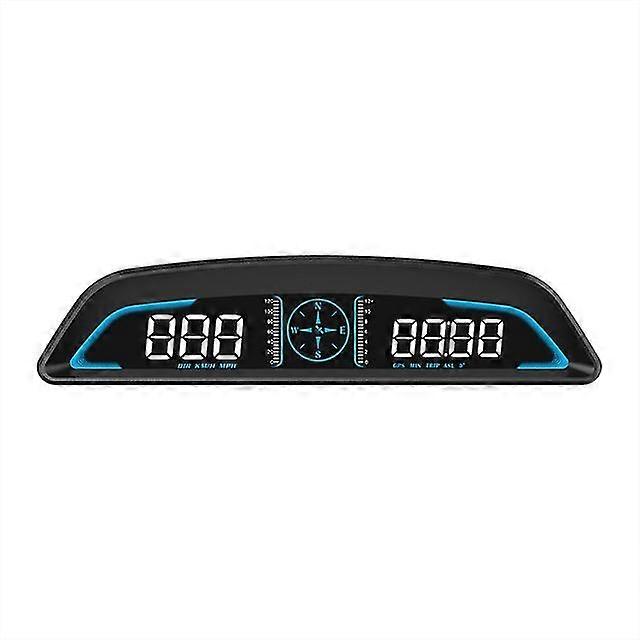 Gps Car Hud Speedometer Head Up Display Digital Reminder Alarm, Speedometer, Electronics Accessories For All Cars