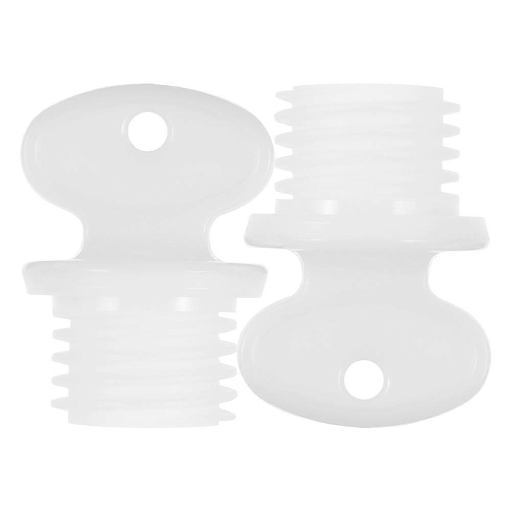 Leakproof Plastic Stopper Caps for Hot Water Sack Sealing 2Pcs Pack