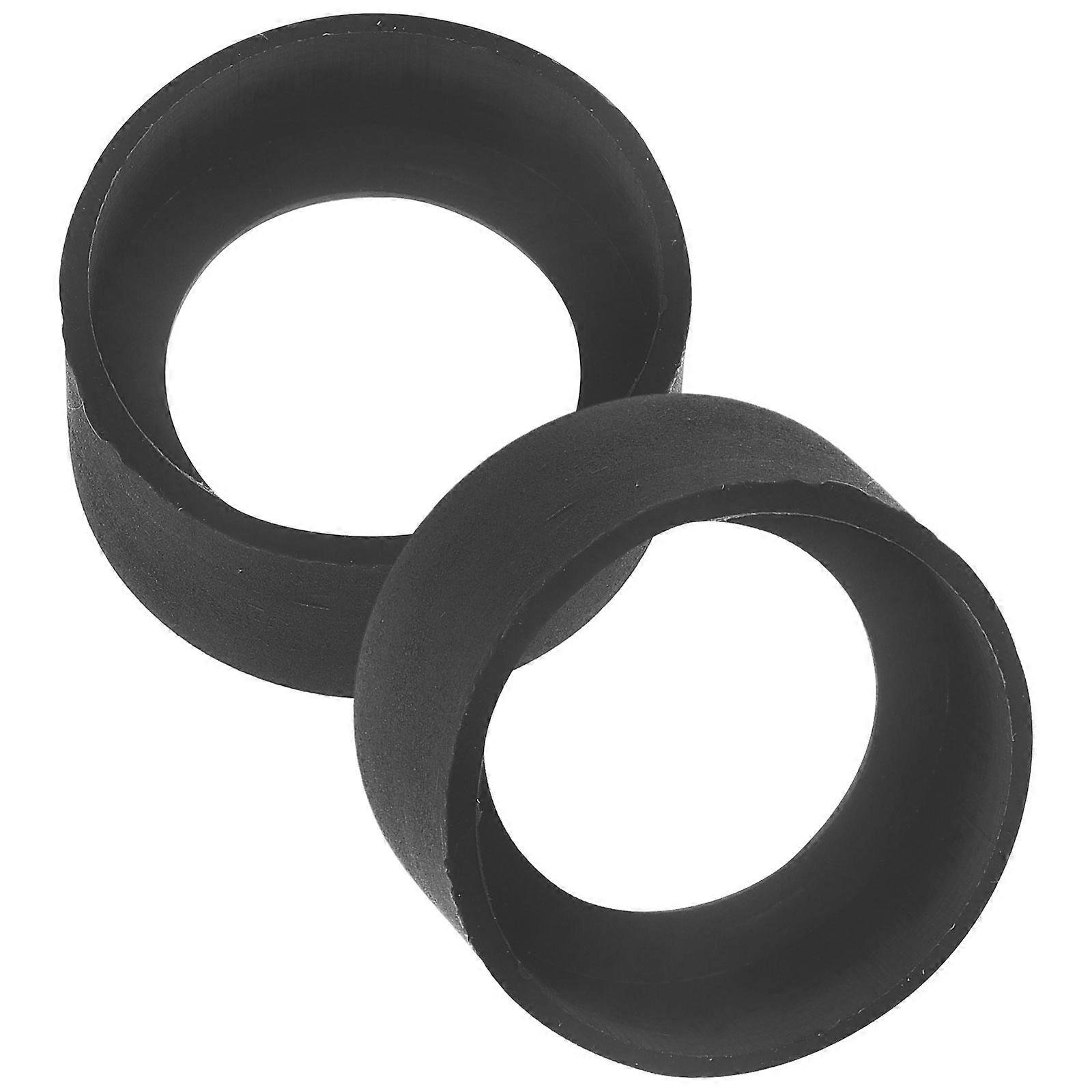 Microscope Eyepiece Cover Rubber for Protecting 2Pcs Black Eyepiece Guards