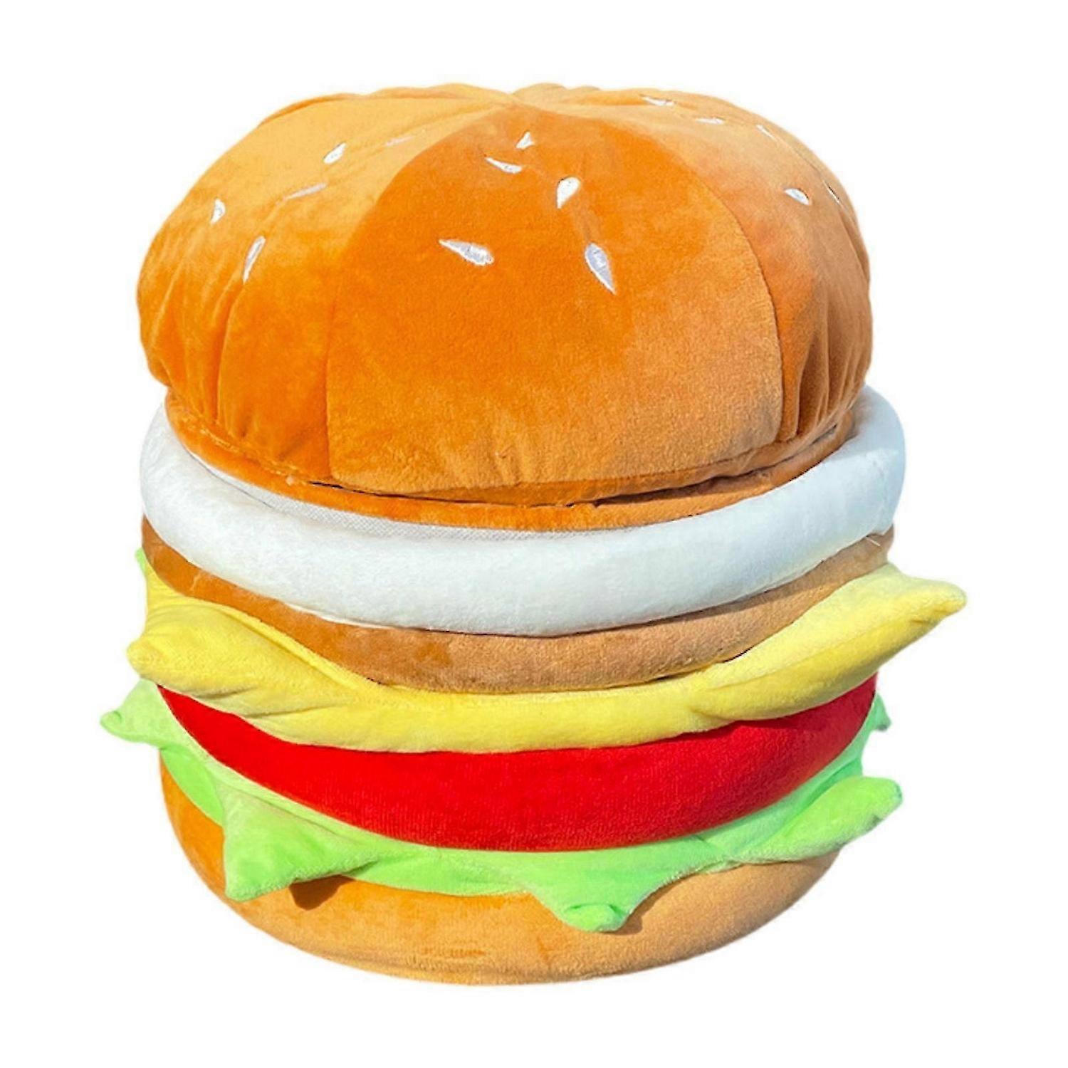 Hamburger Shaped Stool Shoe Changing Stool Decorative Lightweight Comfortable