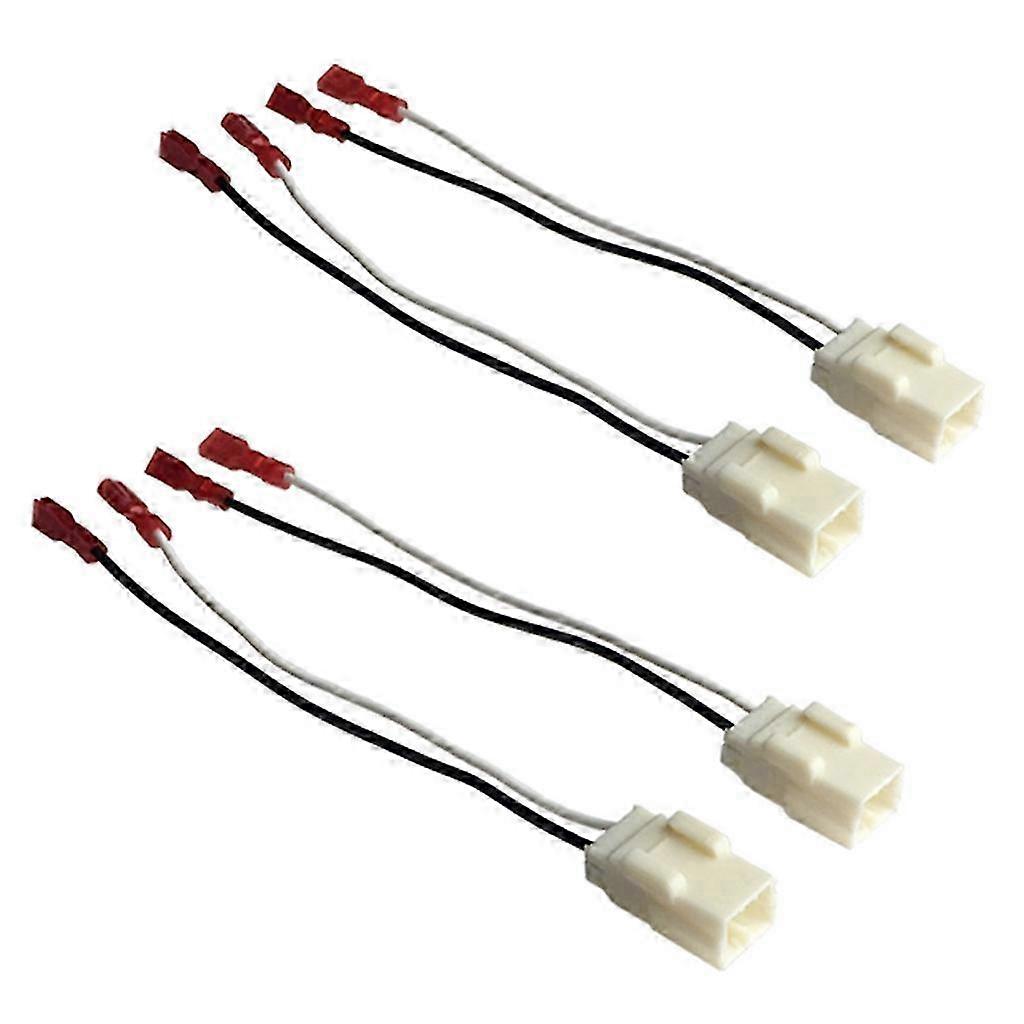 2025 4Pcs Car Speaker Audios Harness Wire Adapter for Chrysler Dodge