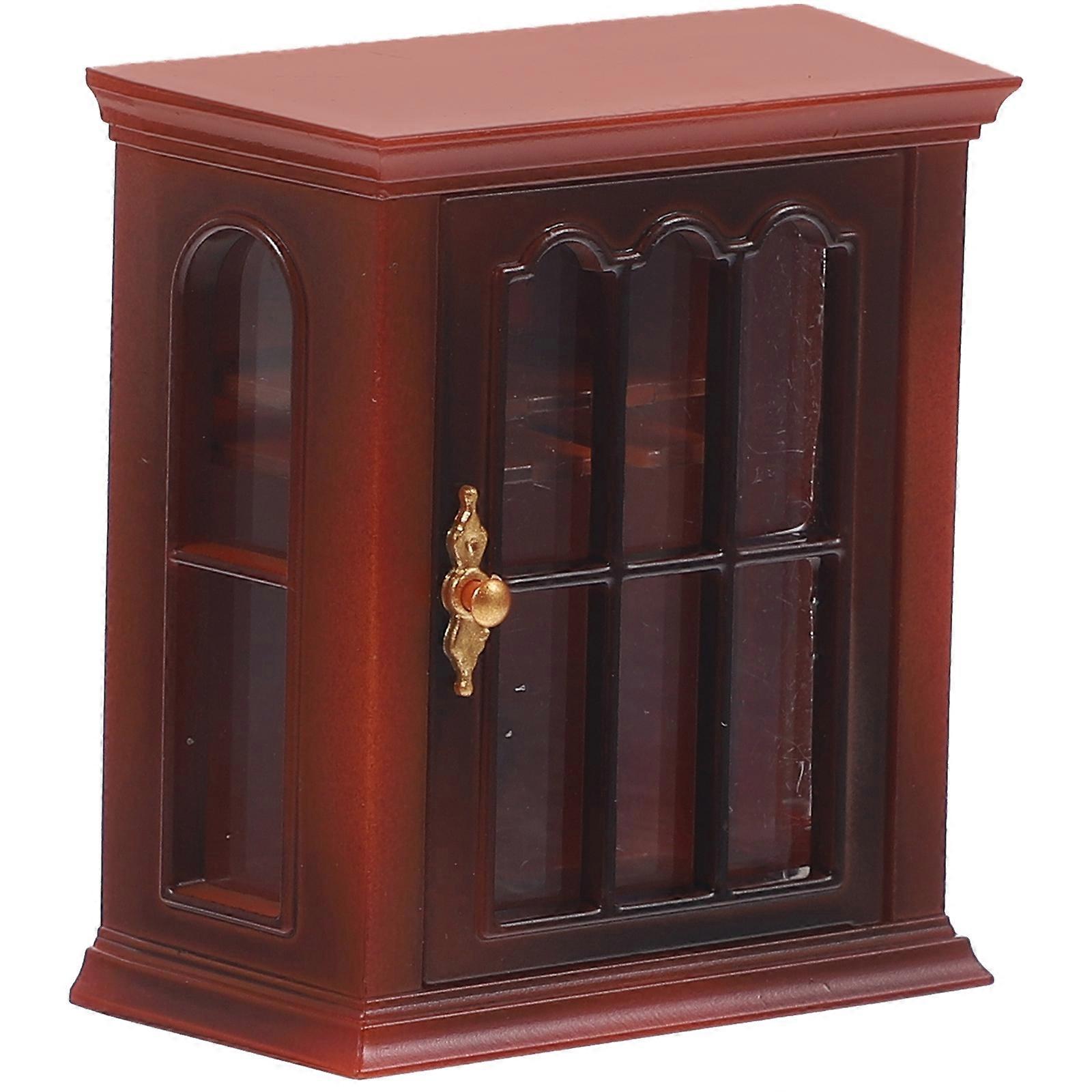 Miniature Cabinet Model Plastic Mini House Cabinet for Decor